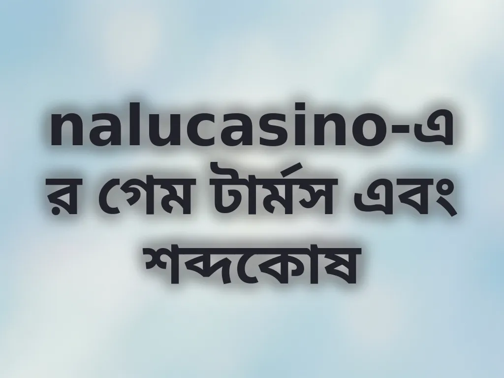 ক্যাসিনো টার্মস